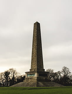 brown obelisk, monument, building, architecture, pillar, column HD wallpaper