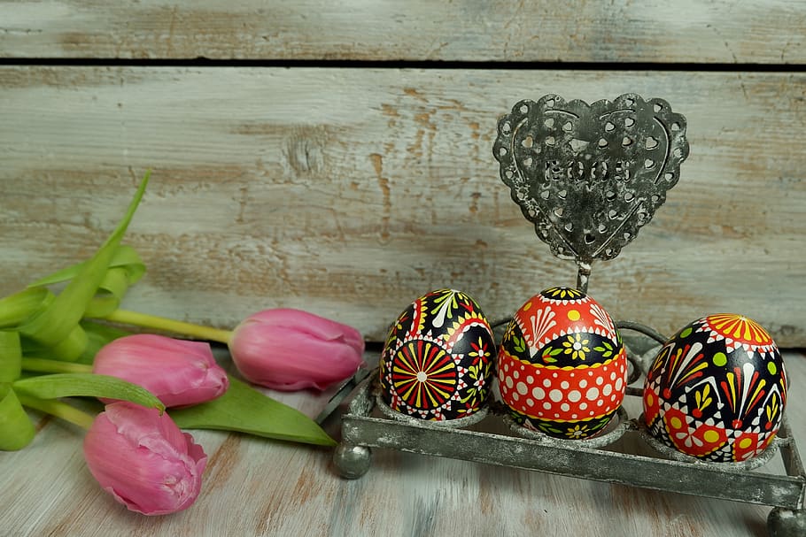 sorbian easter eggs, spring, spring decoration, bossi technology HD wallpaper