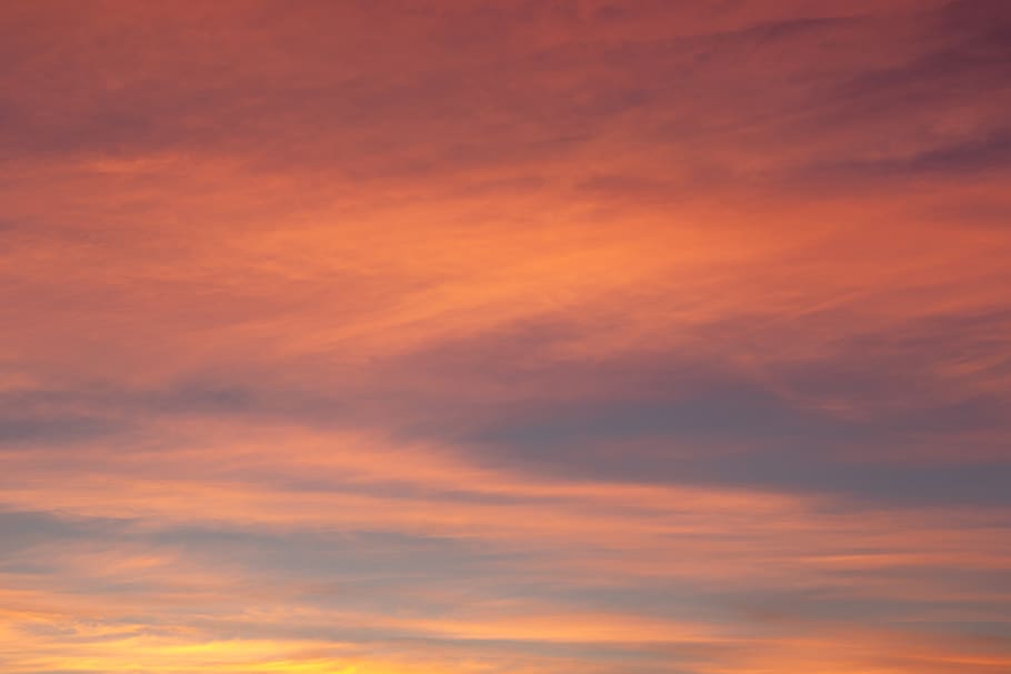 Photo of Sky During Dawn, 4k wallpaper, atmosphere, cloudiness HD wallpaper