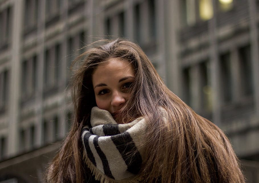 canada, montreal, portrait, long hair, hairstyle, young adult HD wallpaper