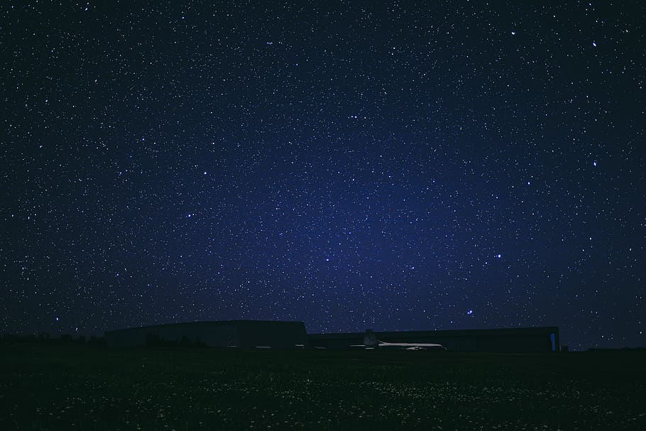starry sky at night, space, astronomy, star - space, scenics - nature HD wallpaper