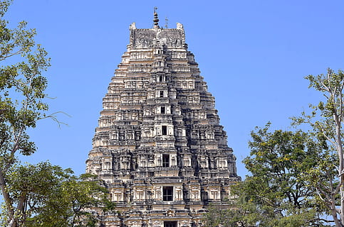 temple, building, architecture, shrine, worship, india, hampi HD wallpaper