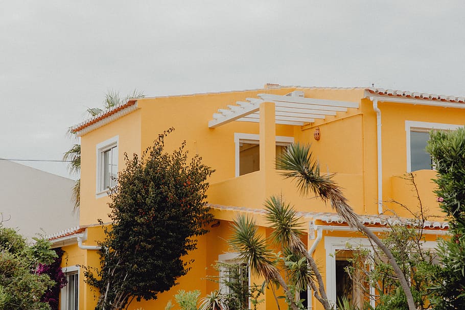 Contemporary Portuguese Houses, architecture, design, facade, HD wallpaper