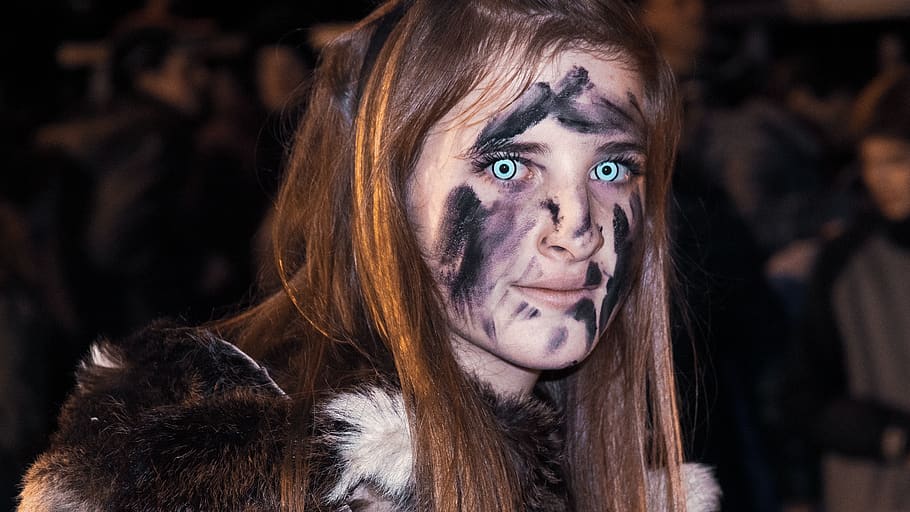 portrait, krampus, horror, creepy, spooky, haunted, mystic HD wallpaper