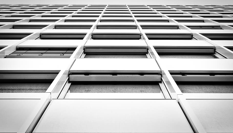 facade, structure, architecture, building, window, glass, modern HD wallpaper