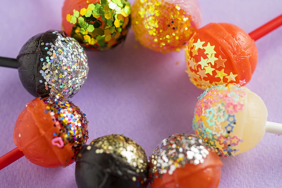assortment, background, candy, childhood, circle, closeup, color HD wallpaper