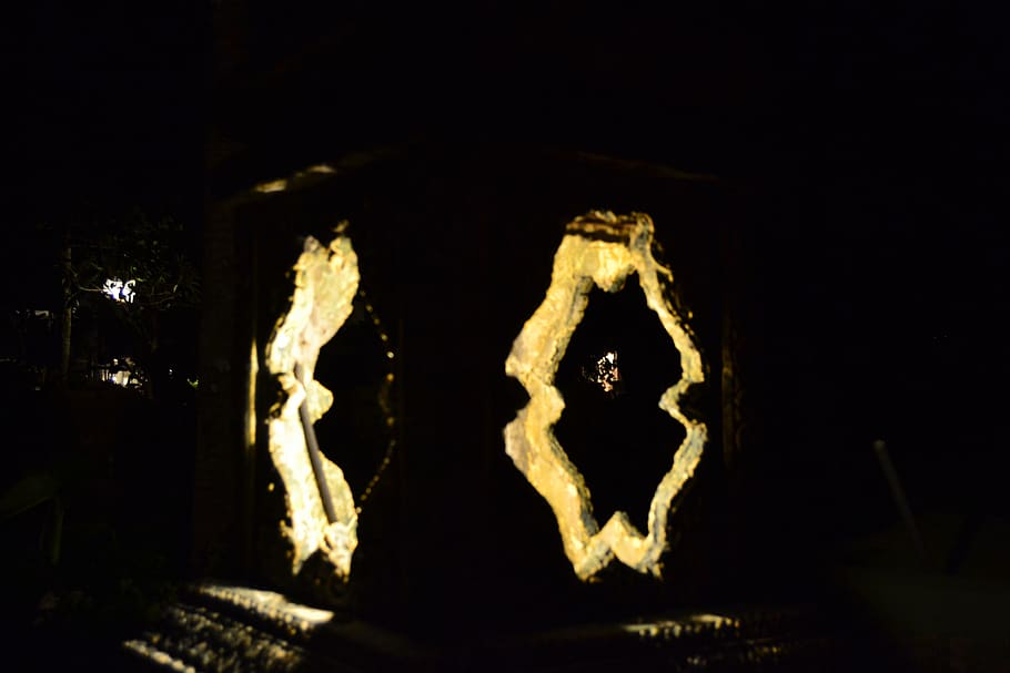 thailand, shapes, shadow, light, dark, black background, illuminated HD wallpaper