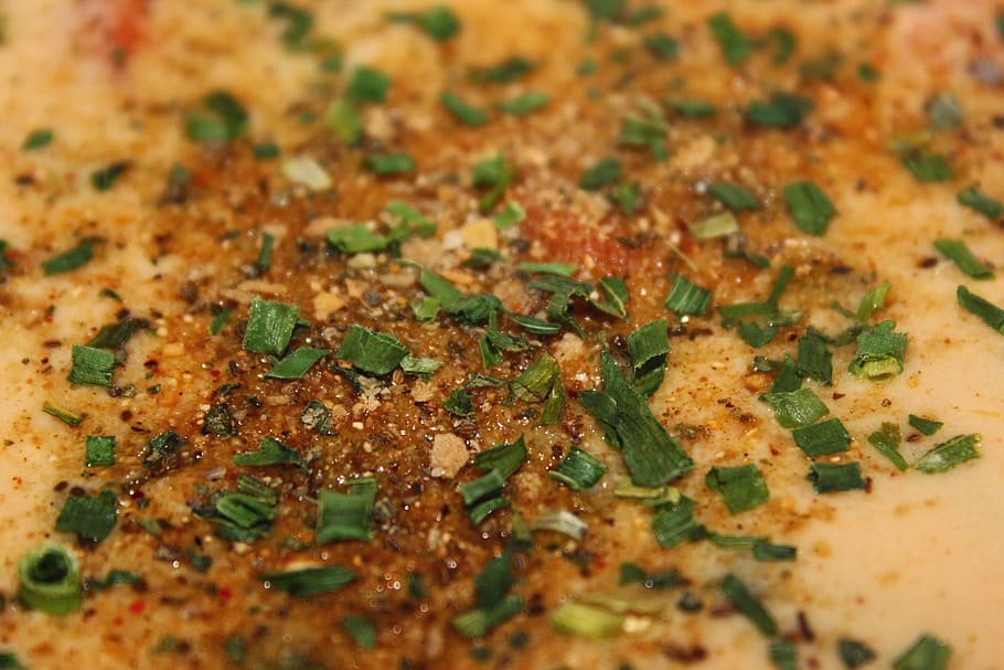 soup, herbs, chives, dried, chopped, food, cooking, macro, delicious HD wallpaper