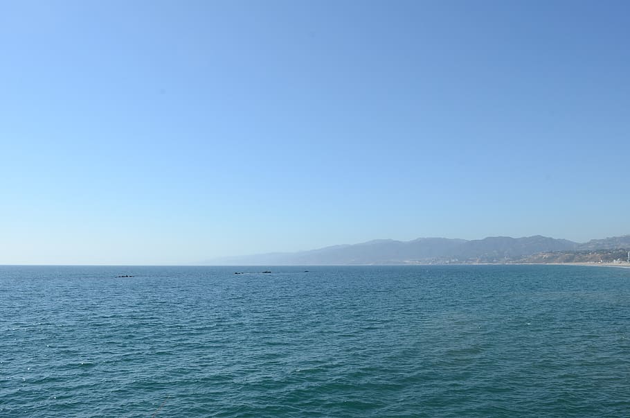 ocean, sky, sea, beauty in nature, blue, water, scenics - nature HD wallpaper