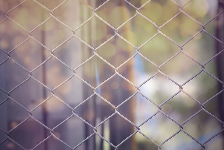 pakistan, bars, forest, backgrounds, chainlink fence, full frame HD wallpaper