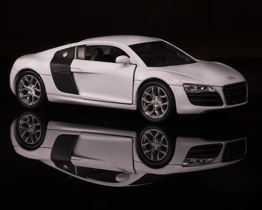 white Audi coupe wallpaper, car, mode of transportation, motor vehicle HD wallpaper