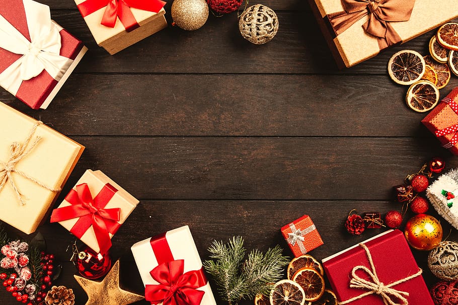 gift, box, christmas, present, celebration, holiday, seasonal HD wallpaper