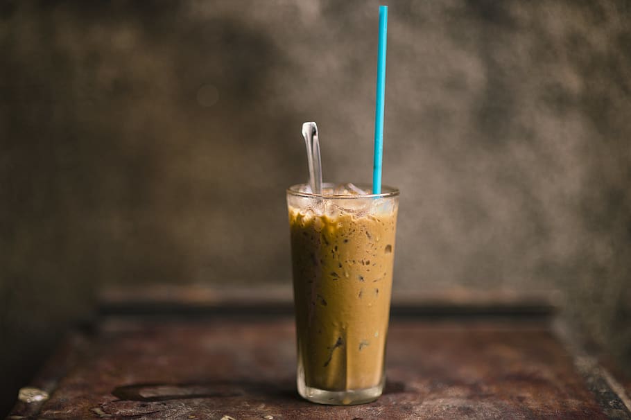 still, items, things, drink, beverage, glass, mocha, coffee HD wallpaper