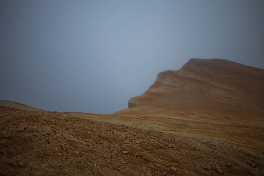 brown cliff, desert, nature, outdoors, soil, united states, cape kiwanda state natural area HD wallpaper