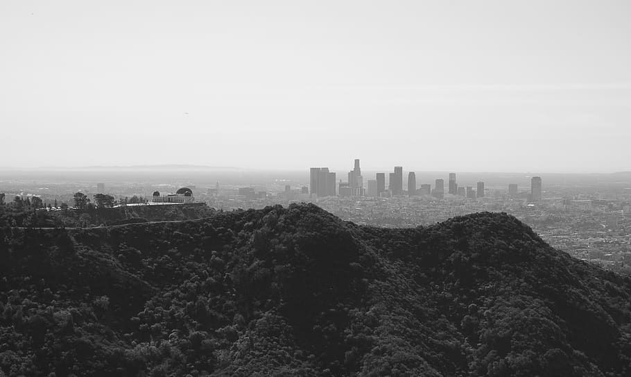 los angeles, griffith observatory, united states, downtown, HD wallpaper