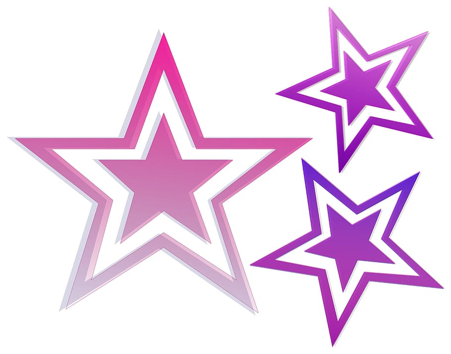 pink, star, nature, graphics, shape, sign, cut out, no people HD wallpaper
