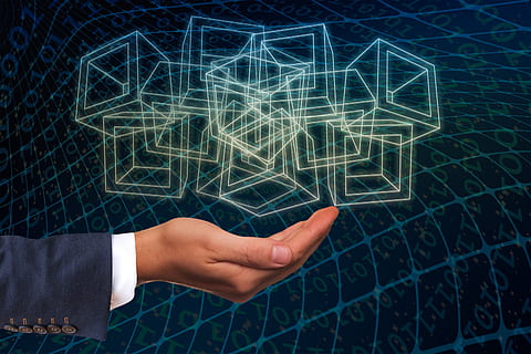 block chain, data, record, hand holding, blocks, cryptographically HD wallpaper
