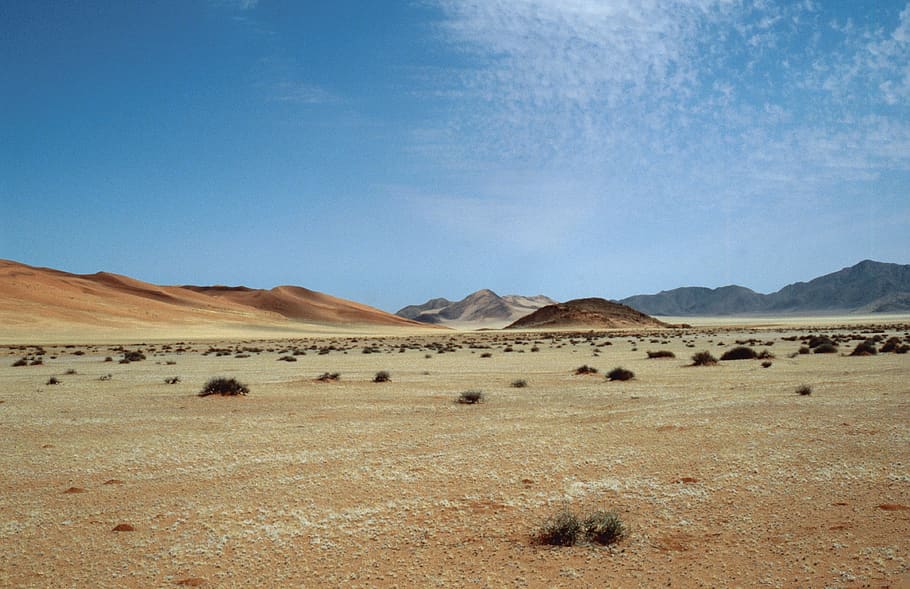 namibia, desert, dune, landscape, environment, mountain, scenics - nature HD wallpaper