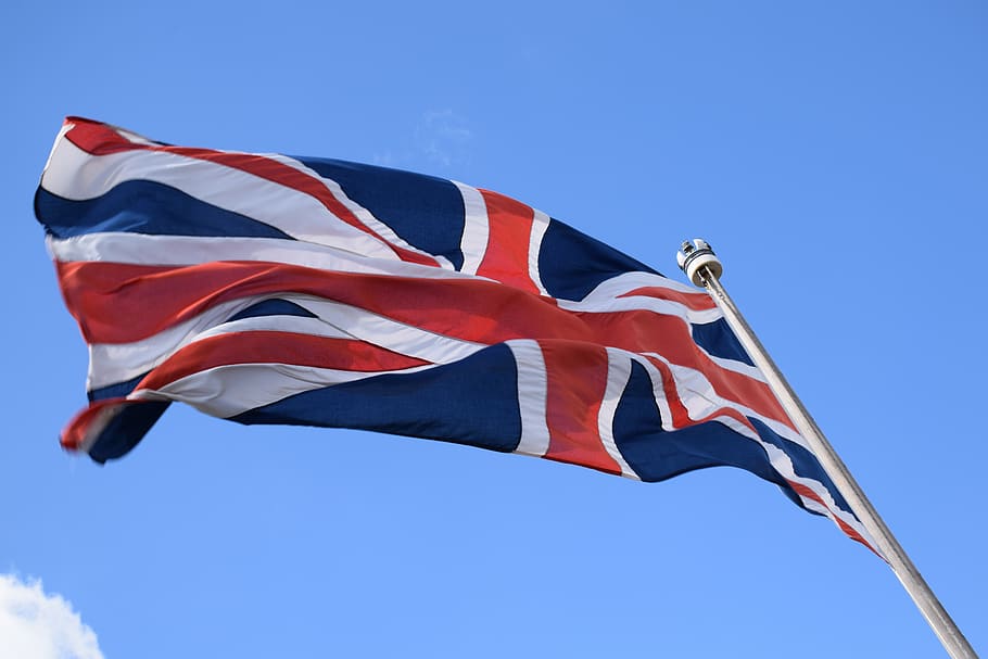 flag, flagg of, vereinigte-königreichs, uk, england, great britain, HD wallpaper