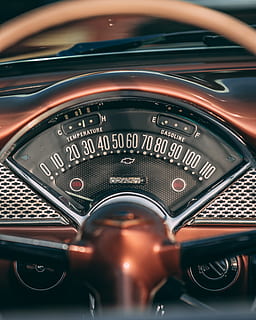 Chevrolet vehicle speedometer, wristwatch, car, transportation HD wallpaper