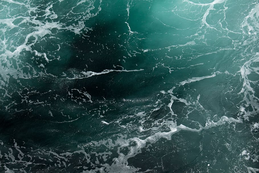 ocean, water, sea, nature, no people, full frame, backgrounds HD wallpaper