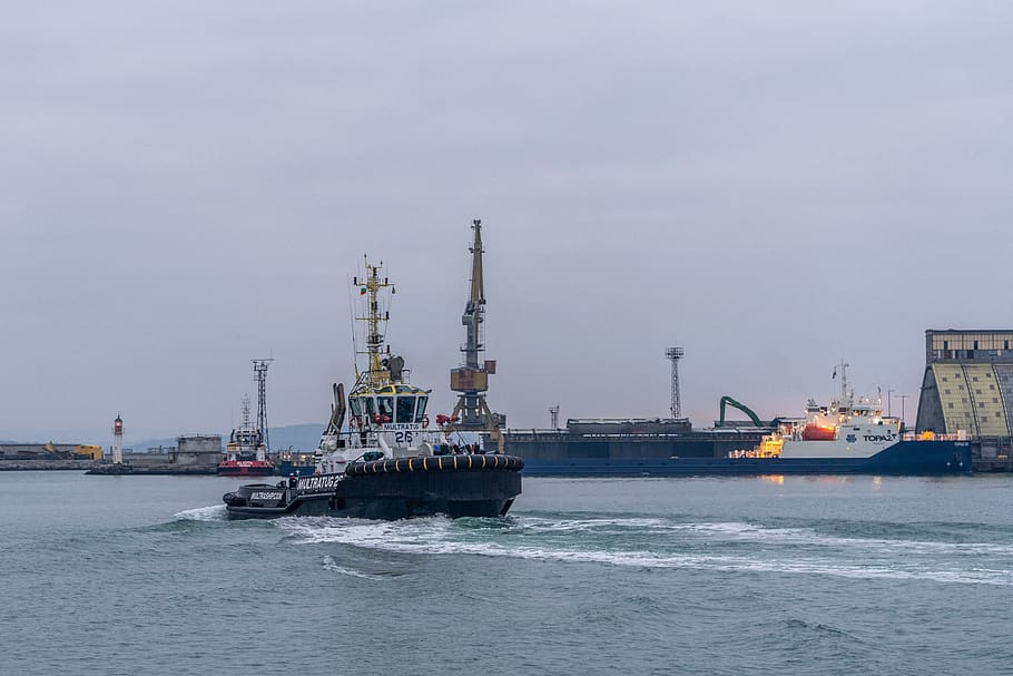 port, ship, harbor, cargo, sea, shipping, maritime, logistics HD wallpaper