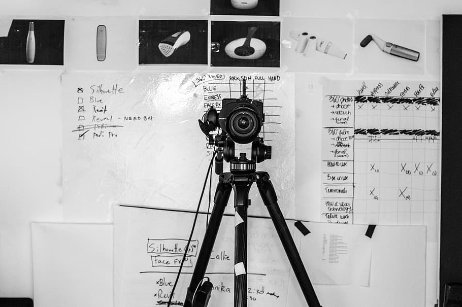 camera on tripod, communication, indoors, photography themes HD wallpaper