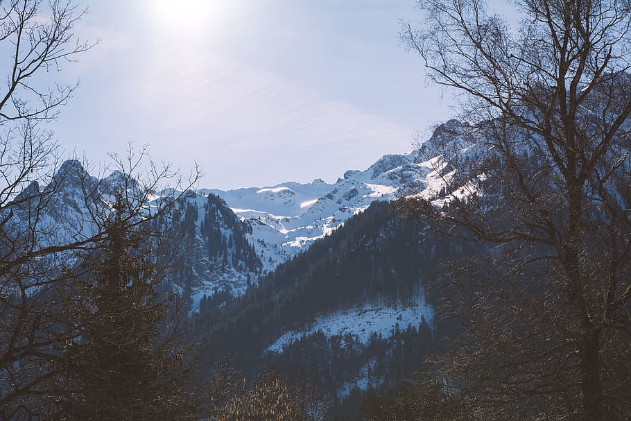 landscape, nature, outlook, view, mountains, mountain peaks