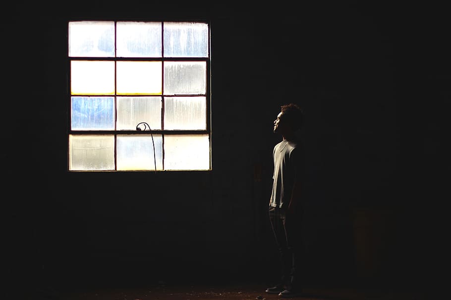 united states, muncie, dark, contrast, shadow, man, black, african american HD wallpaper