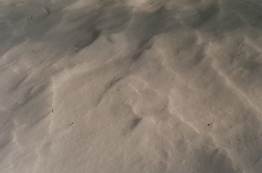 snow, film, sand, land, beach, high angle view, water, nature HD wallpaper