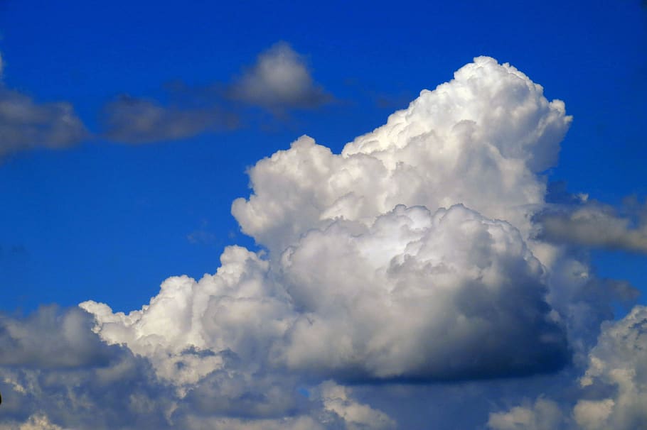cloud, sky, nature, blue, summer, cloud - sky, cloudscape, atmosphere HD wallpaper