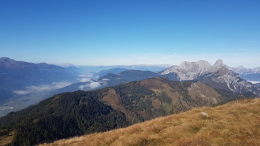 grimming, styria, mountain, austria, panorama, alpine, scenics - nature HD wallpaper