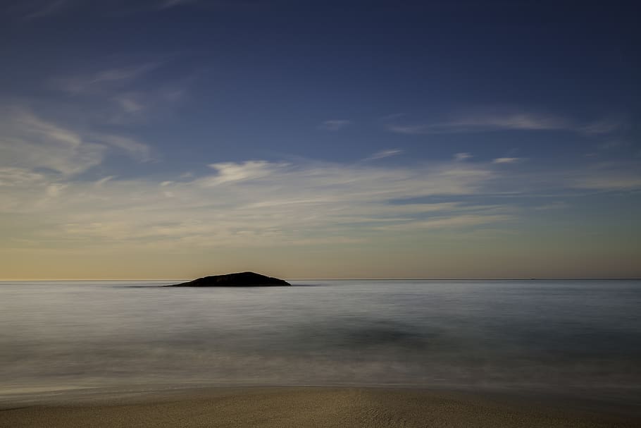 canada, tor bay, rock, sky, sea, scenics - nature, water, tranquil scene HD wallpaper