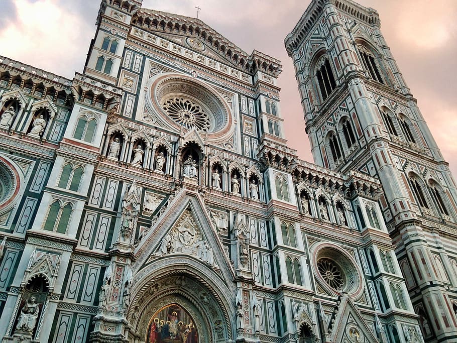 Low Angle Shot of Cathedral, ancient, architecture, art, beautiful HD wallpaper