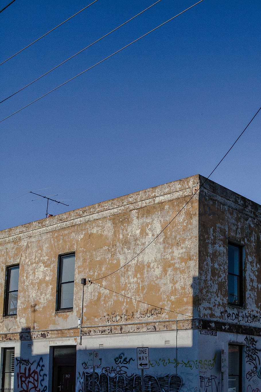 building exterior, architecture, built structure, sky, blue HD wallpaper