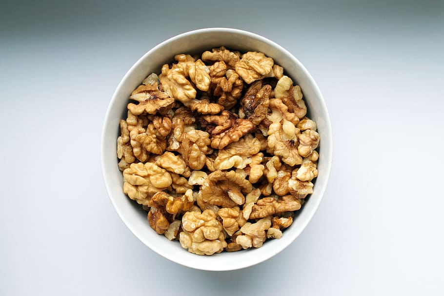 nuts, core, bowl, small, health, healthy, food, snack, top HD wallpaper