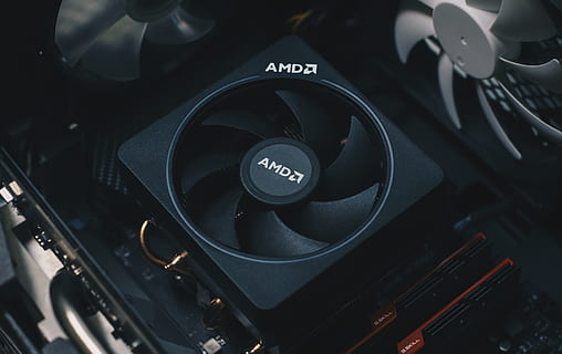 black AMD graphics card, technology, close-up, no people, mode of transportation HD wallpaper