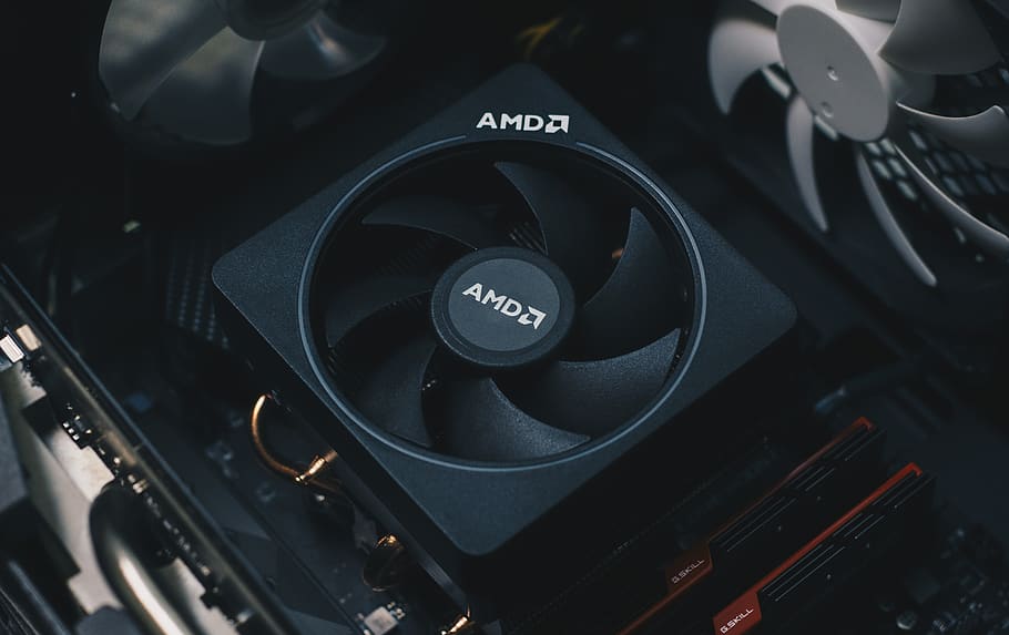 black AMD graphics card, technology, close-up, no people, mode of transportation HD wallpaper