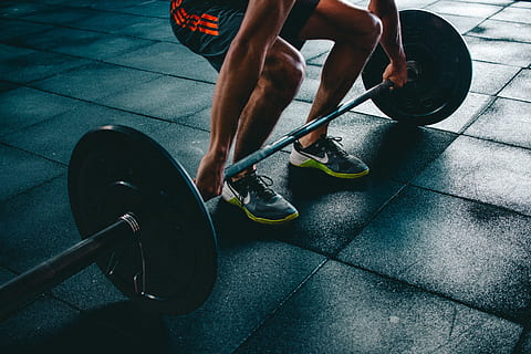 Person Holding Barbell, action, athlete, bodybuilder, bodybuilding HD wallpaper