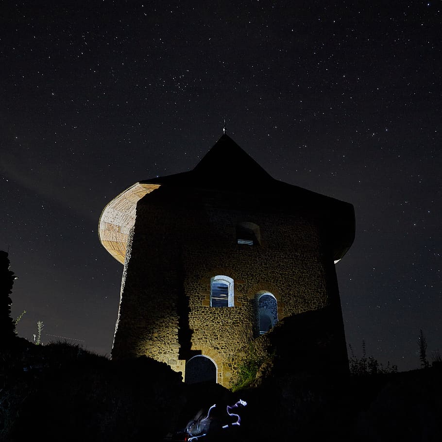 hungary, salgótarján, night, architecture, built structure HD wallpaper