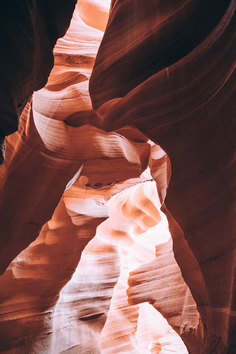 Inside Antelope slot canyon in Arizona, desert, erosion, formation, HD wallpaper