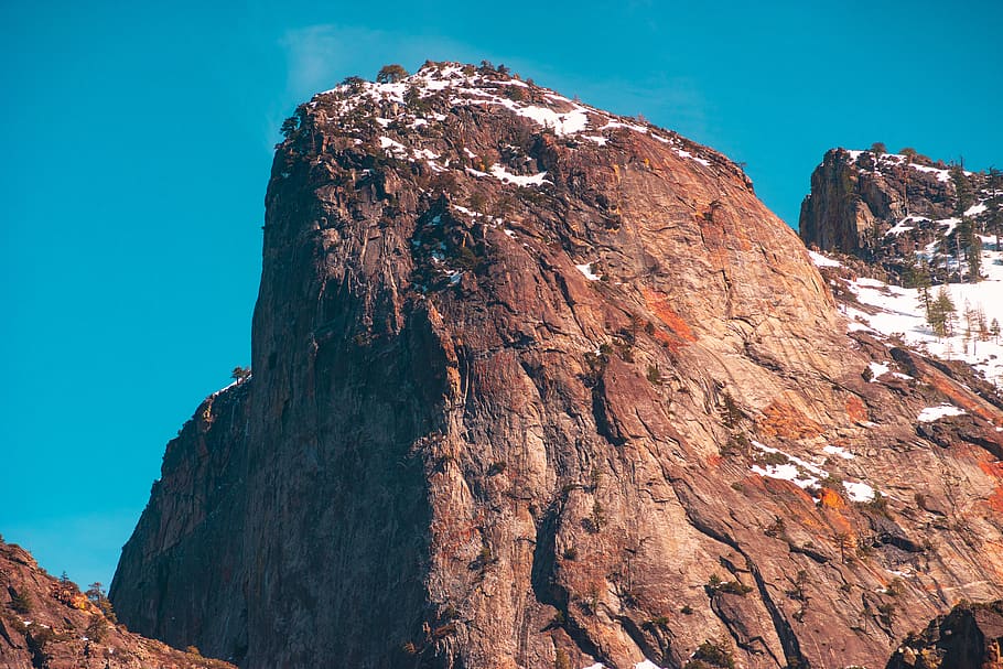 rock cliff, nature, outdoors, mountain, yosemite national park, california HD wallpaper