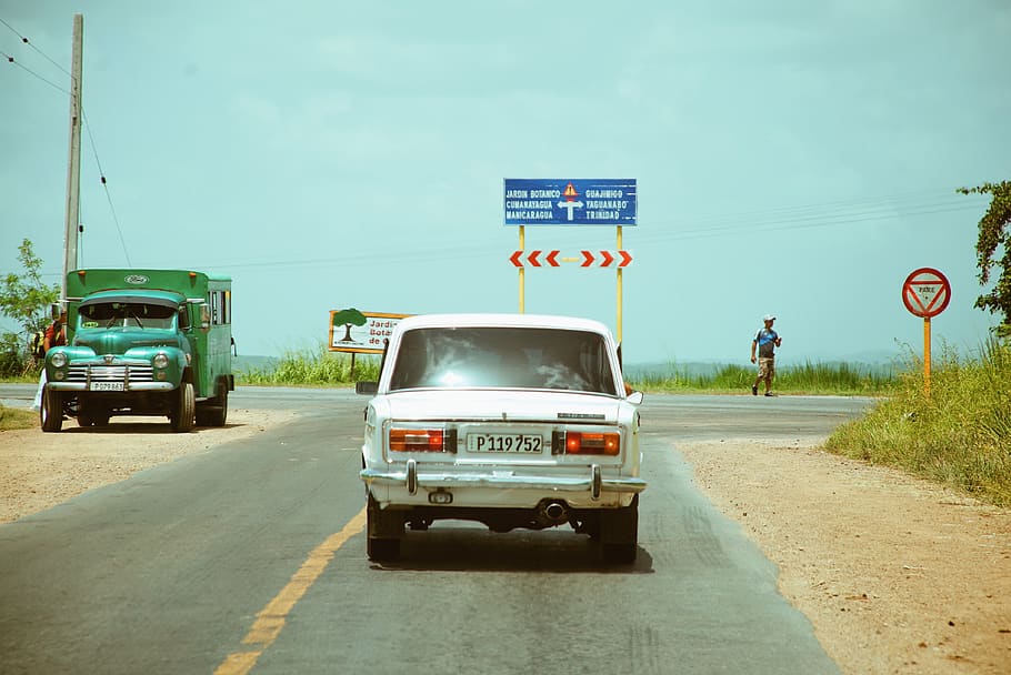 cuba, vinales, transportation, mode of transportation, land vehicle HD wallpaper