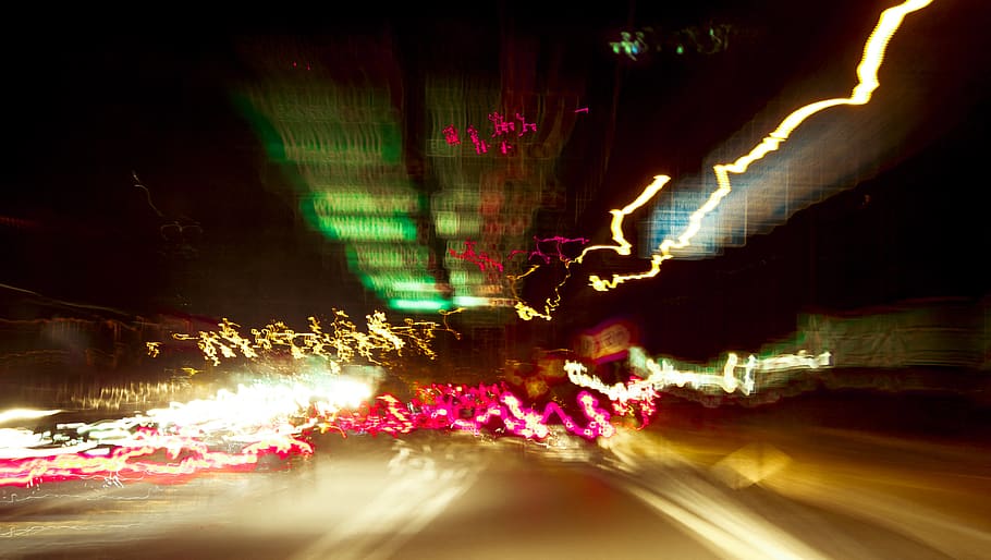 autostrasse, abstrakt, momentary sleep, speed, sekundenschlaf, HD wallpaper