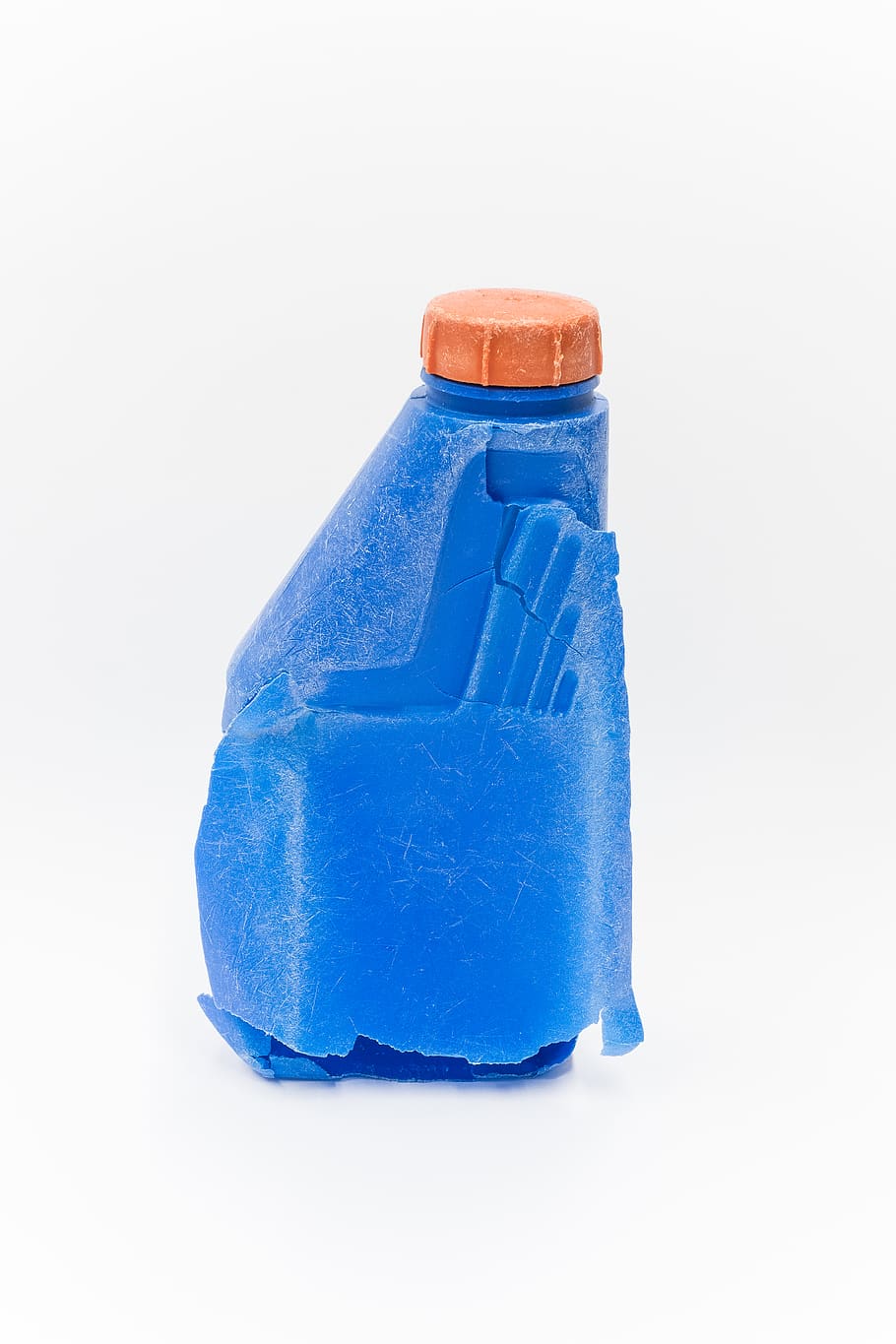 blue plastic gallon, bottle, water bottle, ocean, recycle, minimal, HD wallpaper