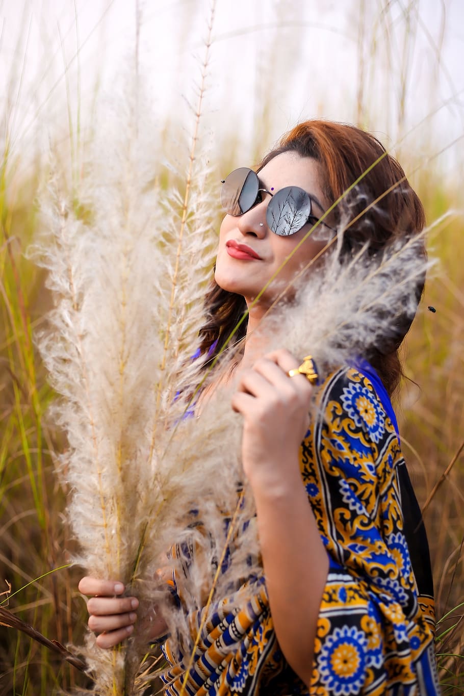 Woman Wearing Sunglasses, bangladesh, beautiful, dress, face, HD wallpaper