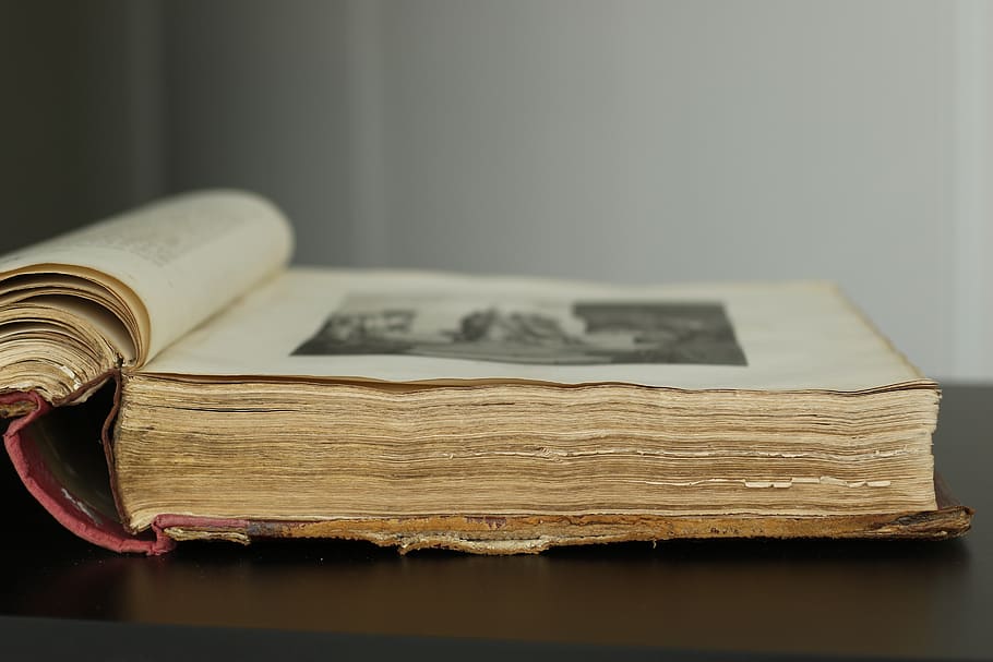book, old, library, knowledge, wisdom, publication, table, education HD wallpaper