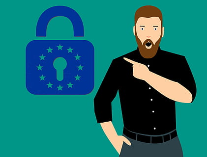Personal security and privacy. Illustration., gdpr, data, information HD wallpaper