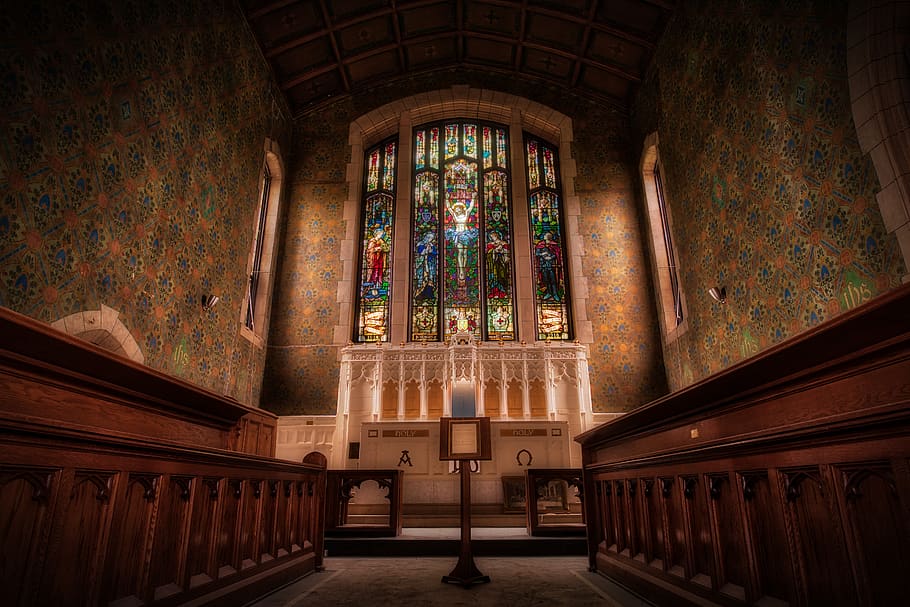church interior, architecture, built structure, religion, spirituality HD wallpaper