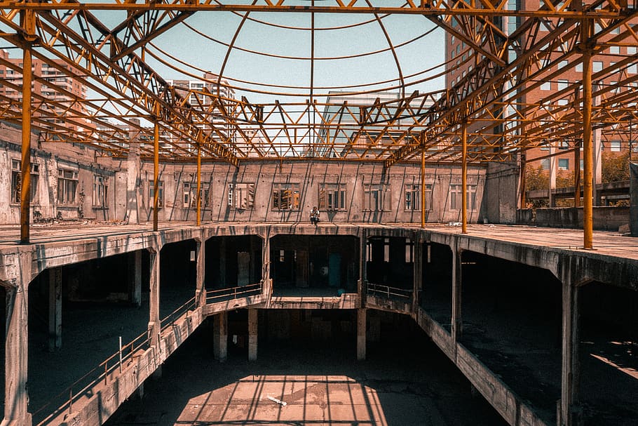 gray concrete building during daytime, architecture, window, chile HD wallpaper